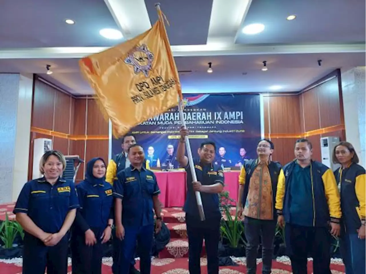 Wakil Ketua DPD Golkar Sultra Rusmin Abdul Gani Terpilih Jadi Ketua AMPI Sultra