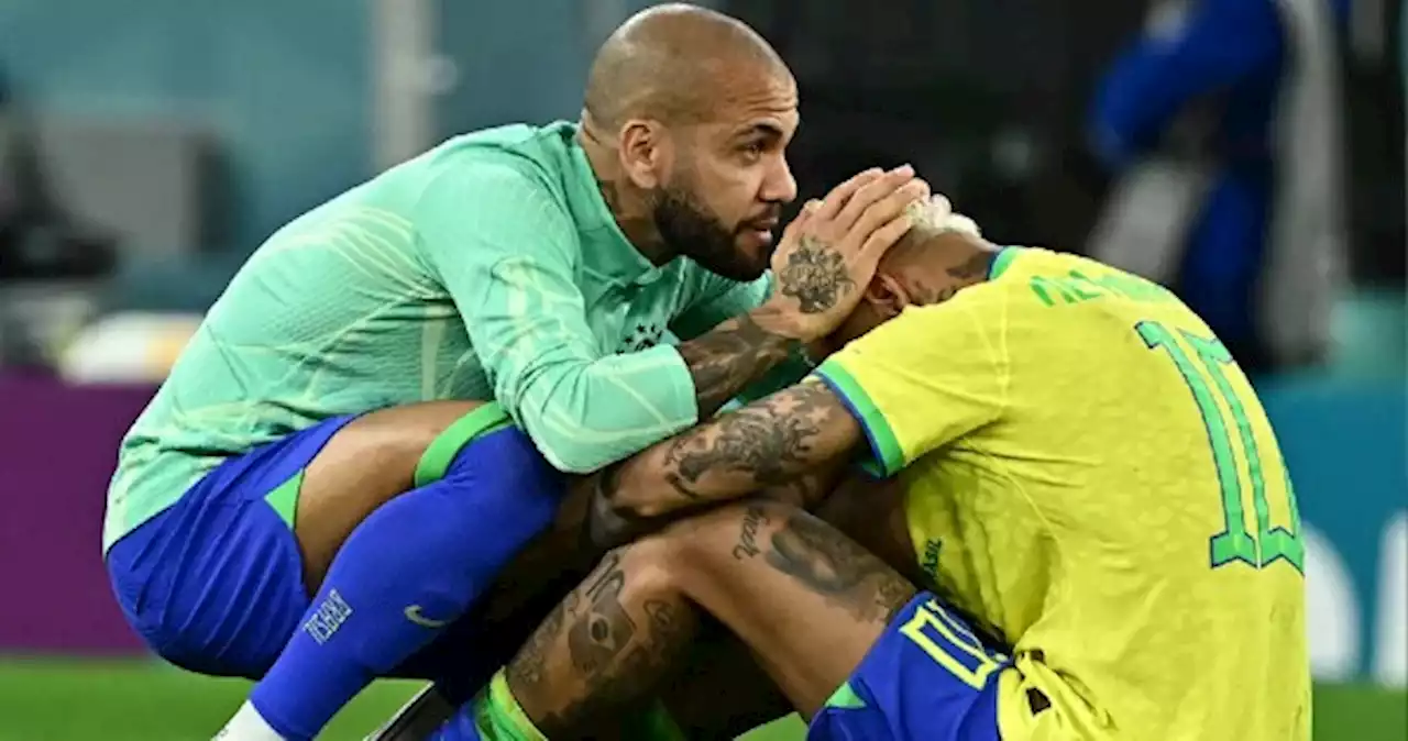 Dani Alves reconfortó a brasileños: 'Llorar y sufrir es de humanos'