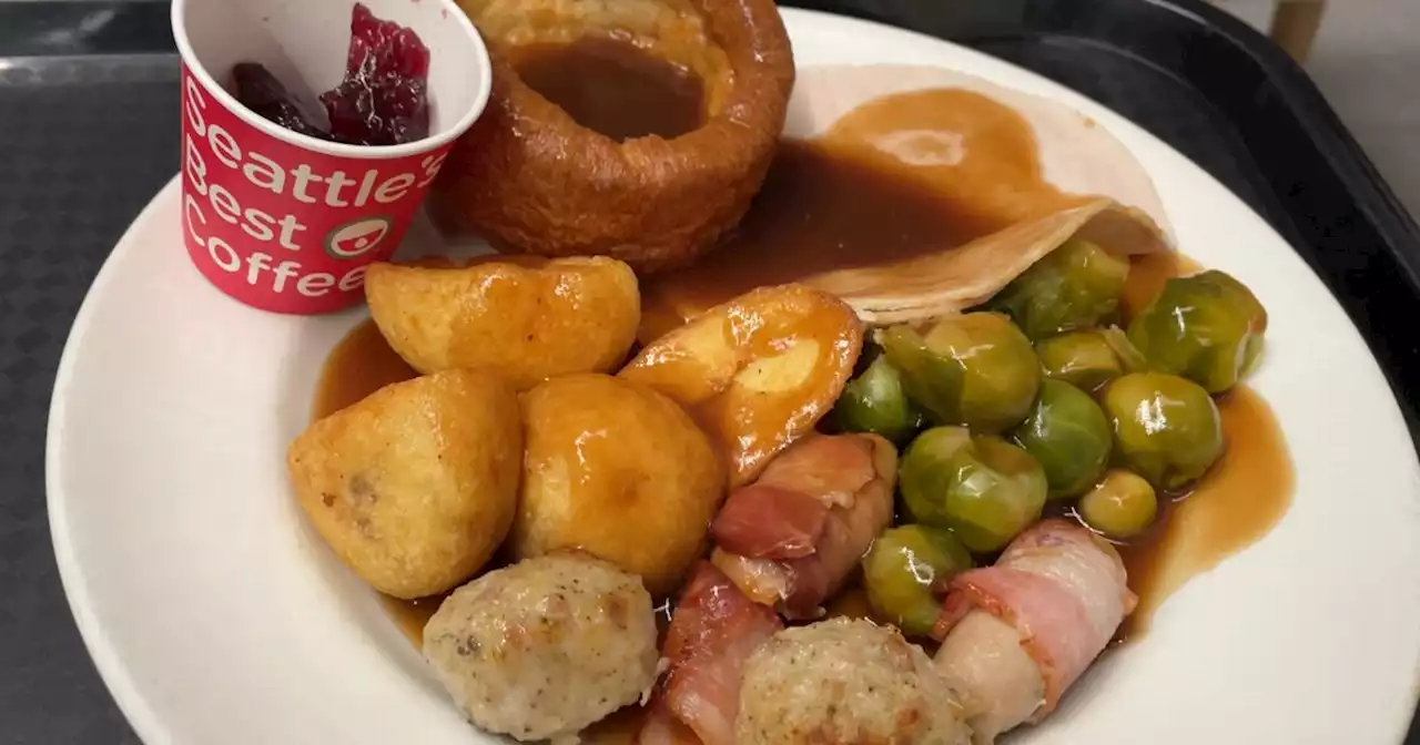 We ate supermarket cafe Christmas dinners and one smashed it