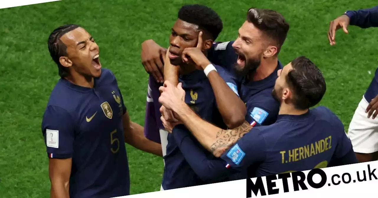 World Cup 2022 Live: France leading England at half-time through Tchouameni goal