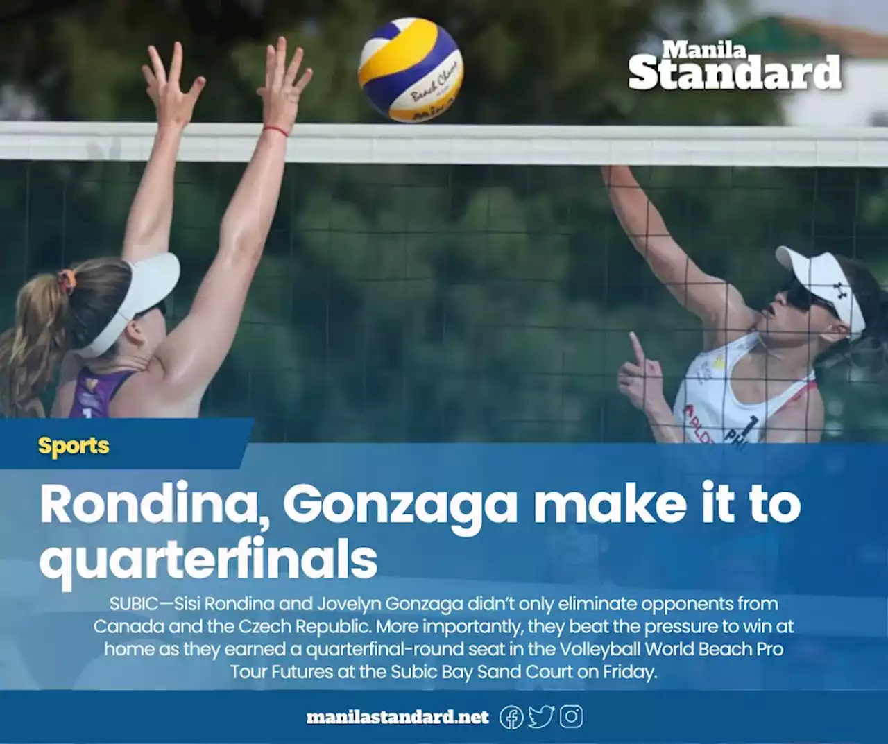 Rondina, Gonzaga make it to quarterfinals