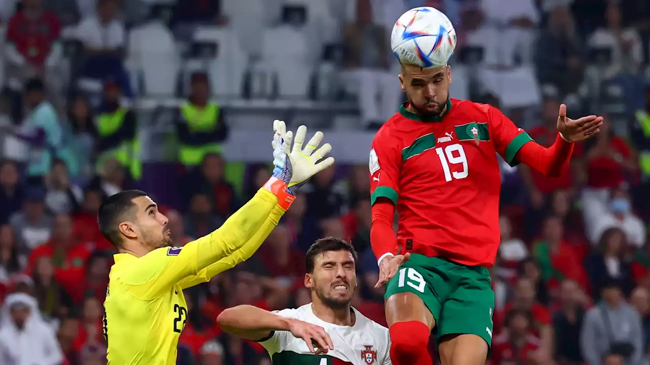 Morocco Scores Late in First Half, Leads Portugal in World Cup Quarterfinal