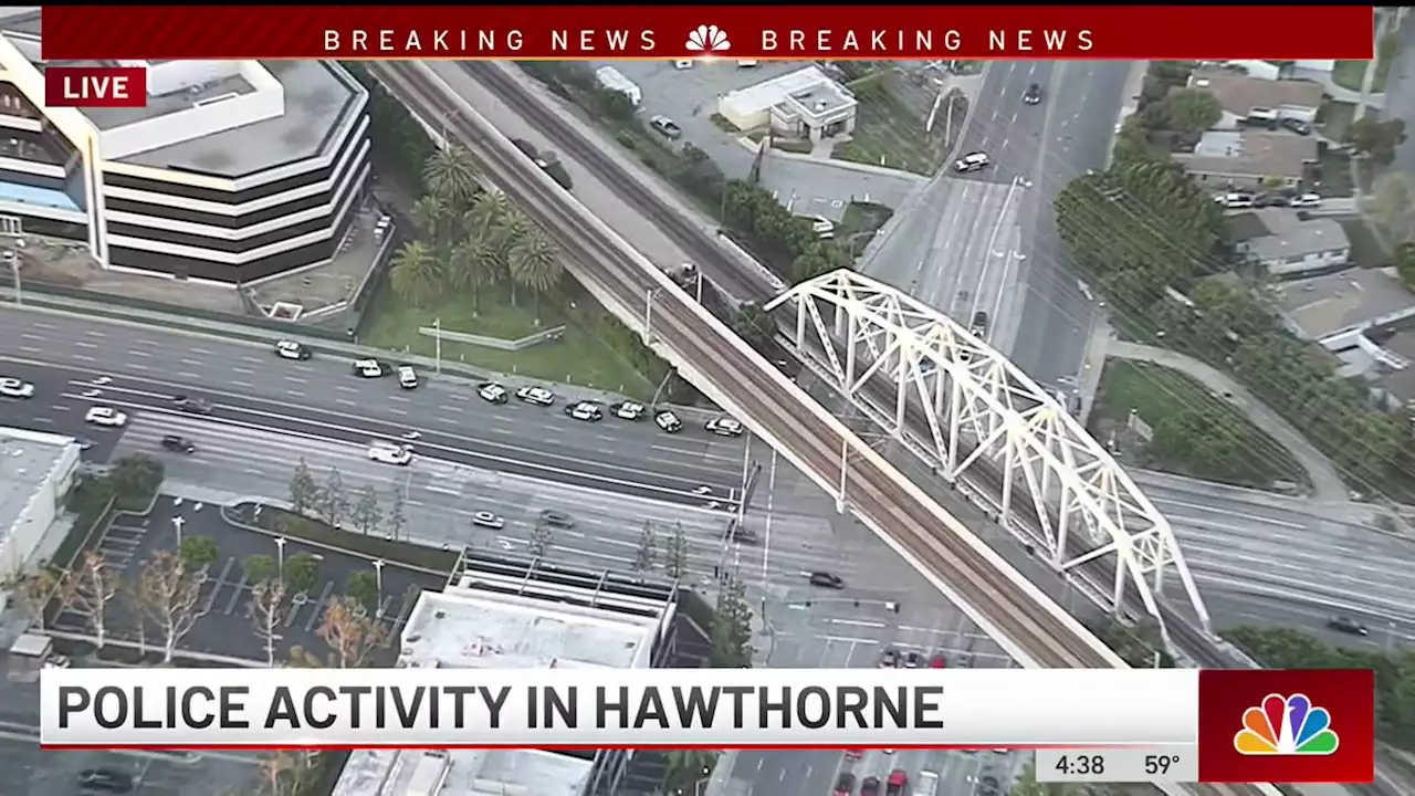 Police Activity Swarms Boulevard in Hawthorne