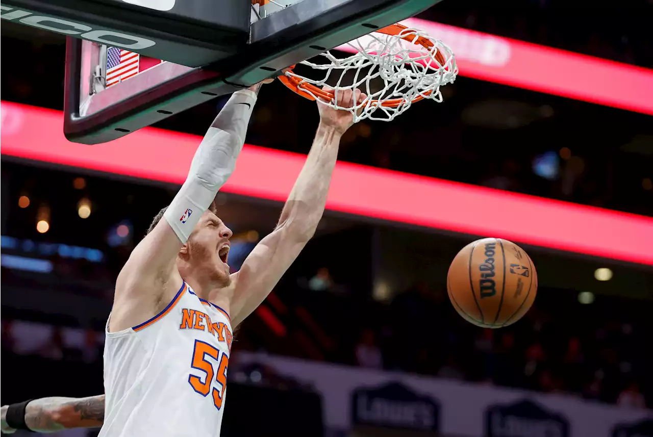 Knicks’ decision to go big with second unit pays off