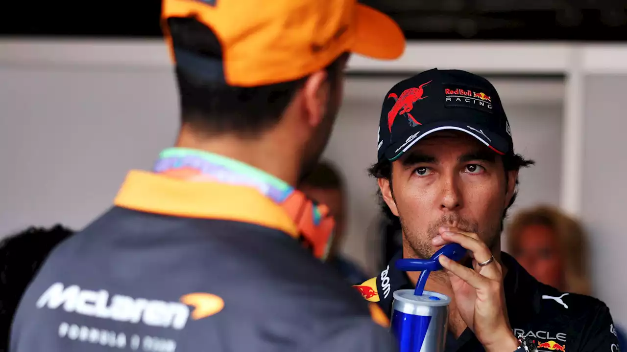 Sergio Perez 'pretty relaxed' about Daniel Ricciardo's Red Bull return