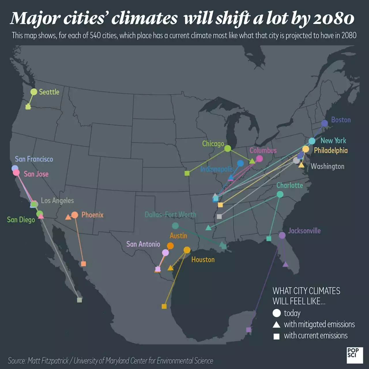 Here's how global warming will change your town's weather by 2080