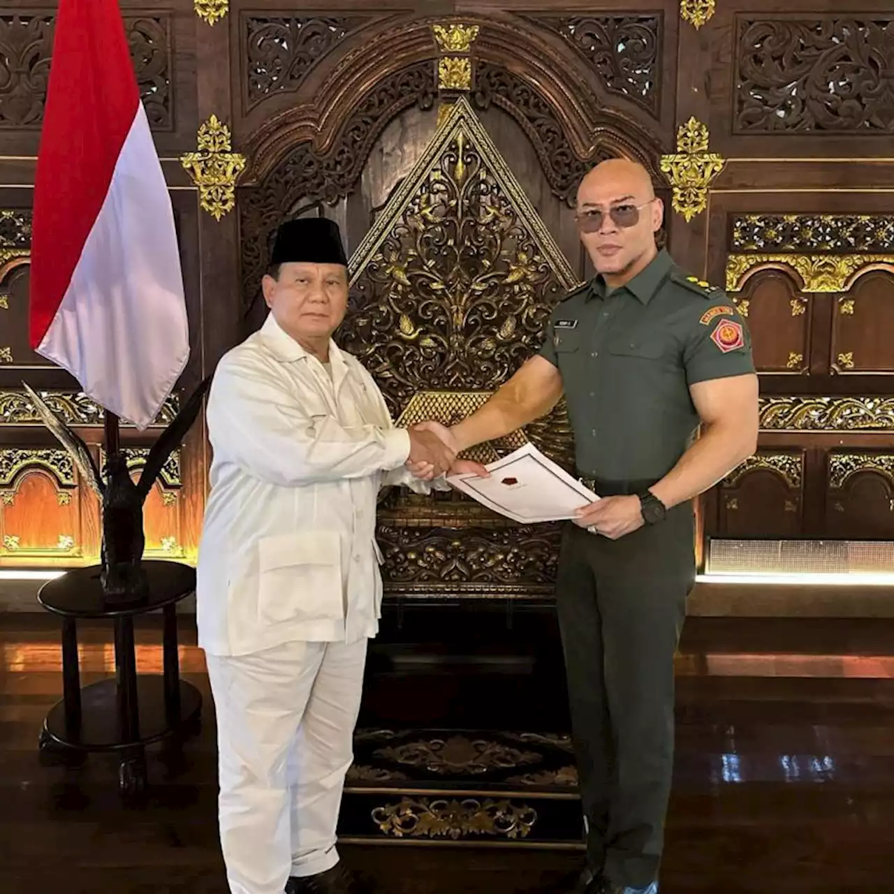 Jubir Prabowo Jelaskan Deddy Corbuzier Bisa Berpangkat Letkol Tituler |Republika Online