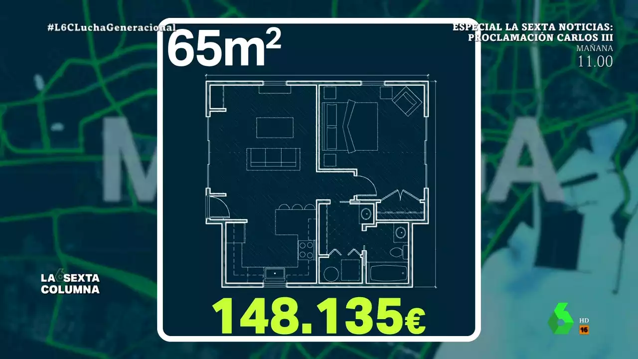 Calculamos cuánto debería ahorrar un mileurista para pagar la entrada de un piso de 65 metros