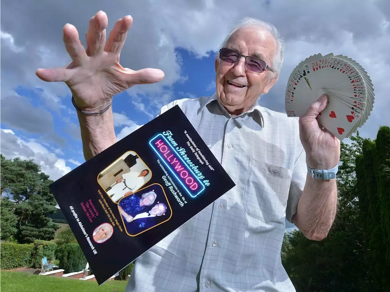 It's magic! Shrewsbury entertainer turns life story into vital funds for Alzheimers research