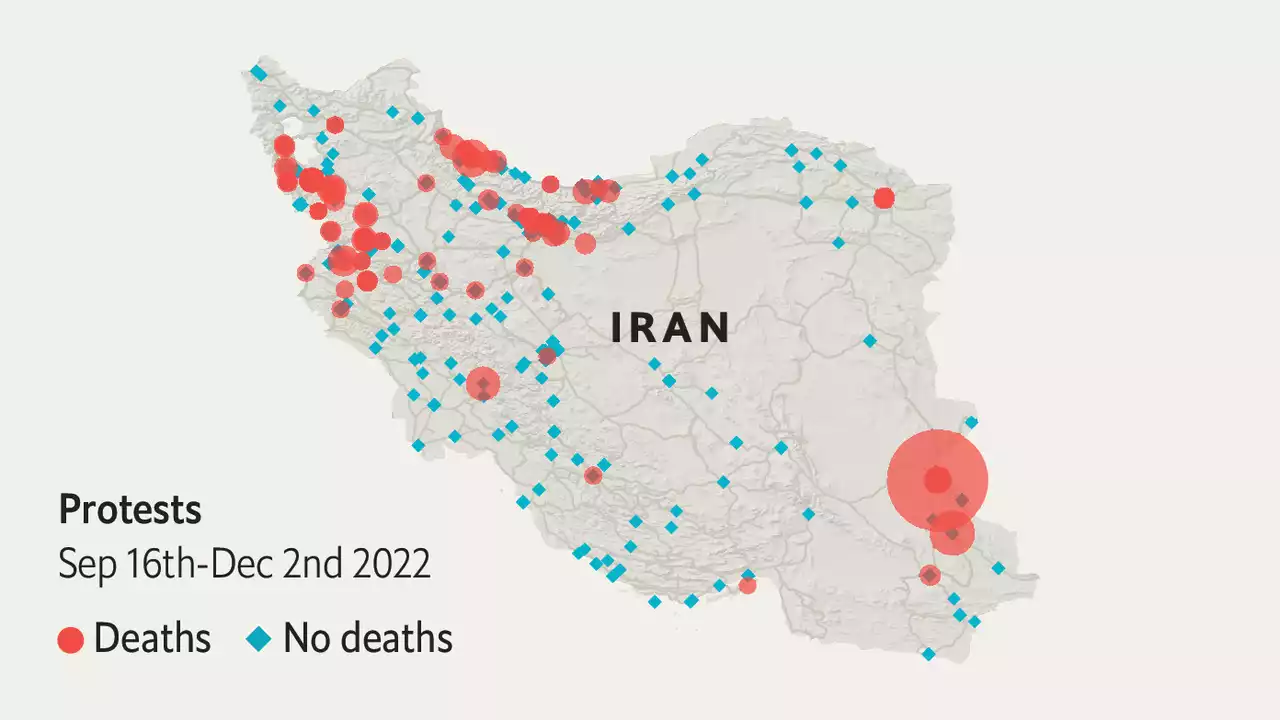 Protest movements as deadly as Iran’s often end in revolution or civil war