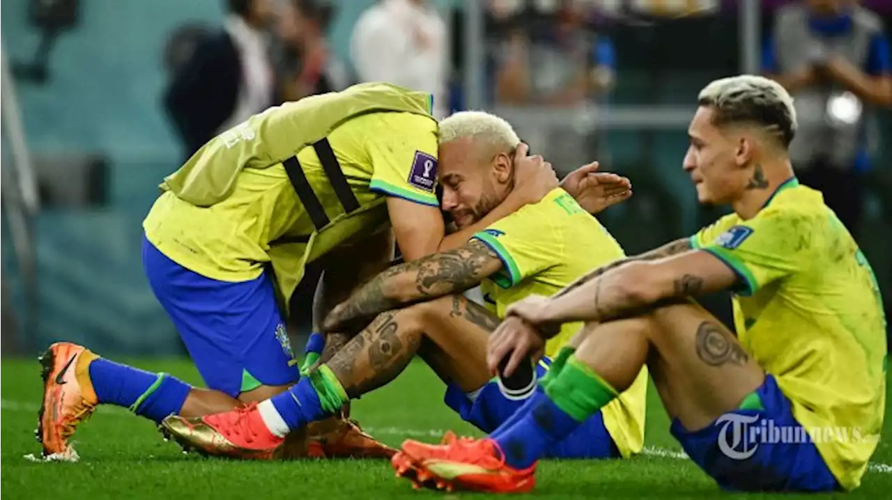 Fakta Kegagalan Brasil Tembus Semifinal Piala Dunia 2022, Termasuk Kutukan Ranking Pertama FIFA - Tribunnews.com