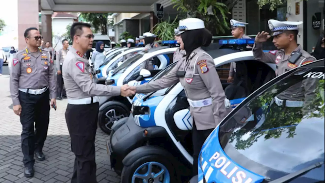 Mobil Listrik Polisi Pengawal Presiden Jokowi di Pernikahan Kaesang Pangarep