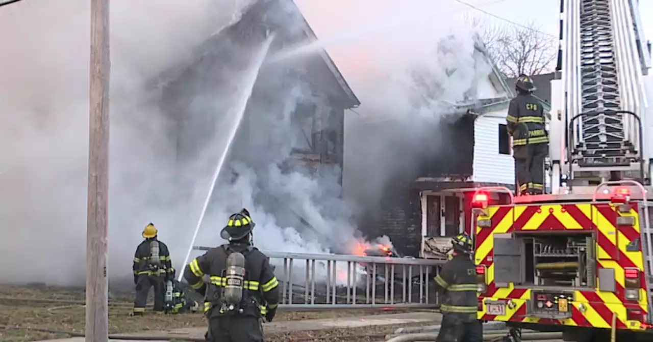 Cleveland fire under investigation, strikes two homes, leaves family homeless