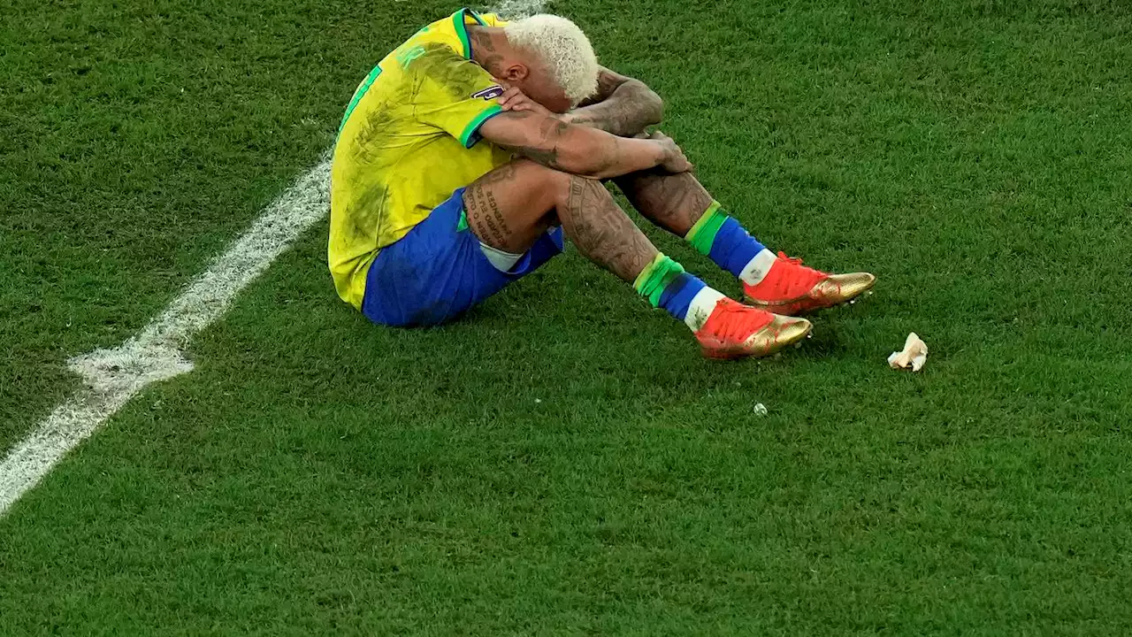 World Cup 2022: Tearful Neymar consoled by son of Croatia's Ivan Perisic after Brazil's upset