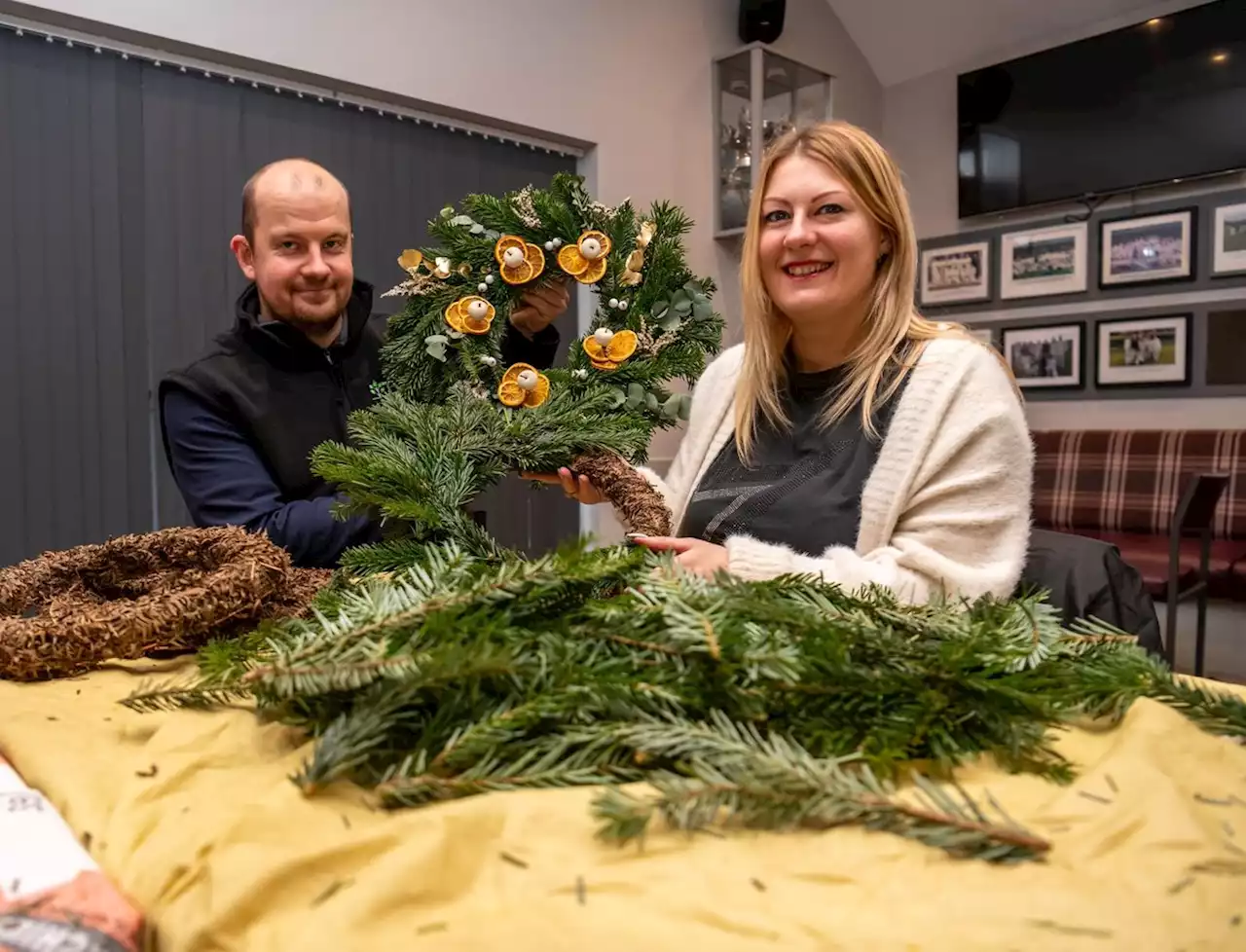 The Yorkshire gardener honouring his grandfather's legacy with Christmas wreath-making workshops