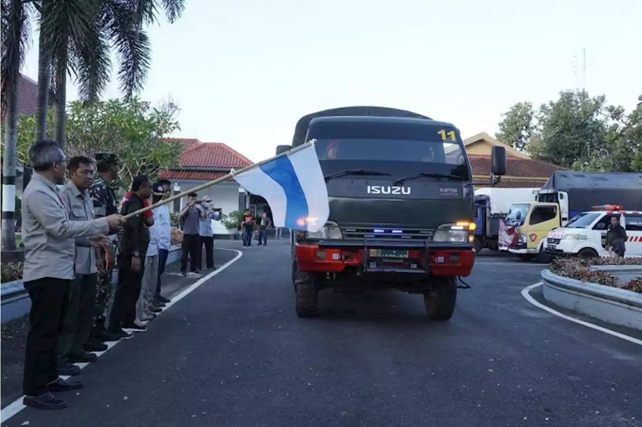 Bantul kirim empat truk bantuan untuk korban gempa Cianjur