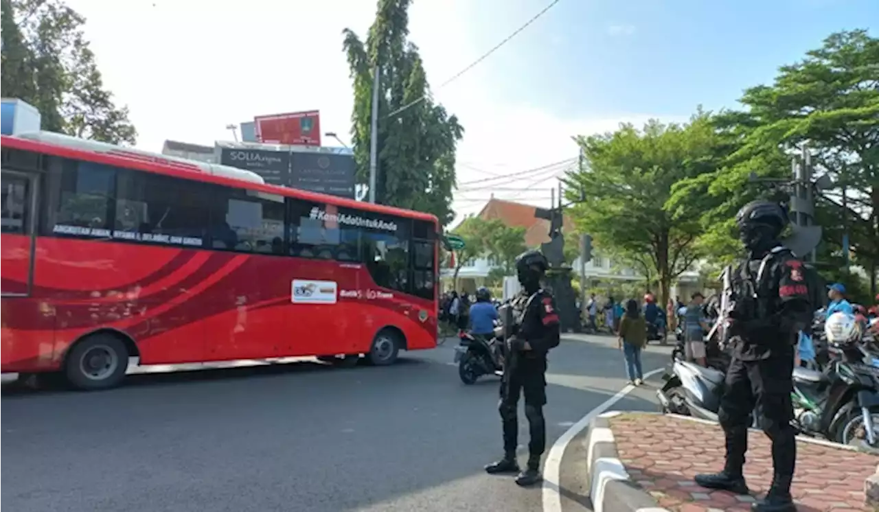 Kirab Pernikahan Kaesang-Erina, Jalan-jalan di Solo Dijaga Ketat