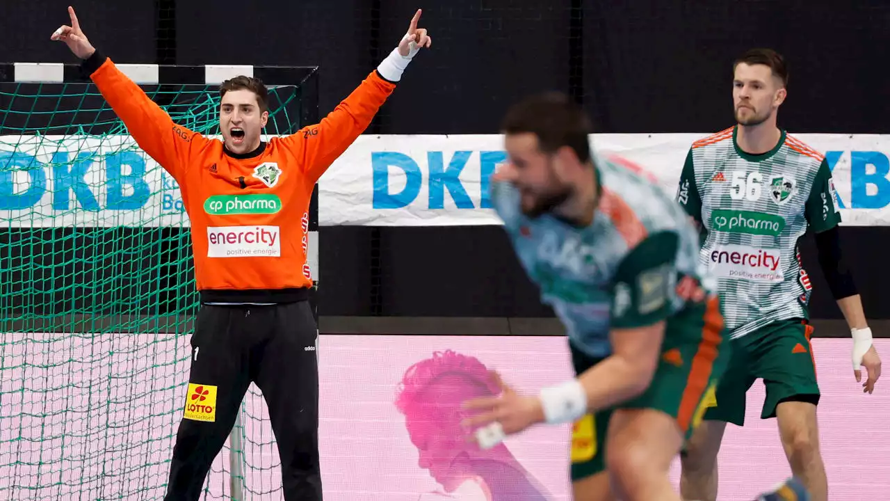 Handballer 27:22 gegen Stuttgart: Ebner nagelt das Recken-Tor dicht