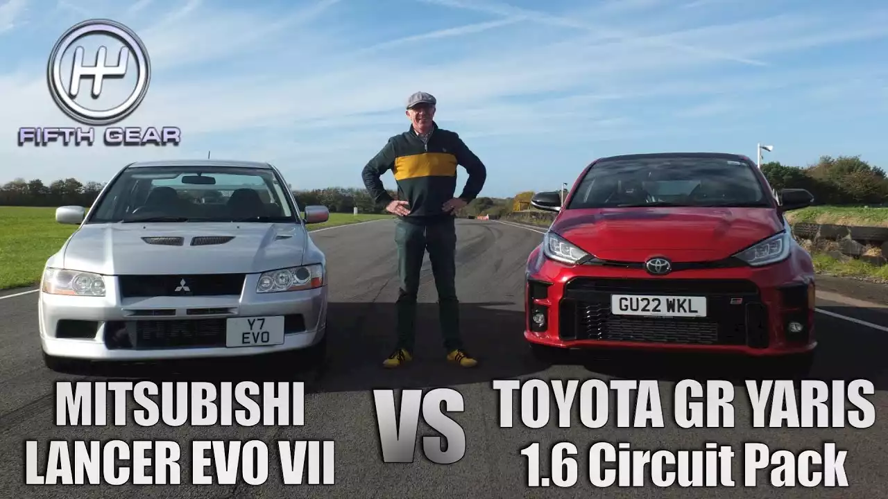 Can The Toyota GR Yaris Beat The More Powerful Mitsubishi EVO VII From 20 Years Ago? | Carscoops