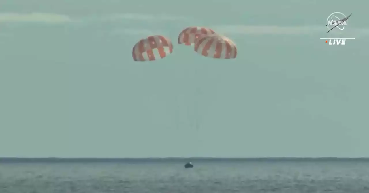 Watch Live: Artemis moonship returns to Earth with picture-perfect Pacific Ocean splashdown