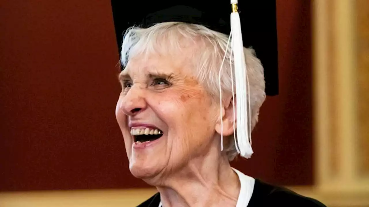 71 years after starting college, a 90-year-old woman is graduating | CNN