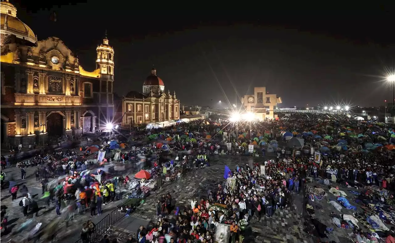 Virgen de Guadalupe. Peregrinos pondrán pernoctar al interior de la Basílica