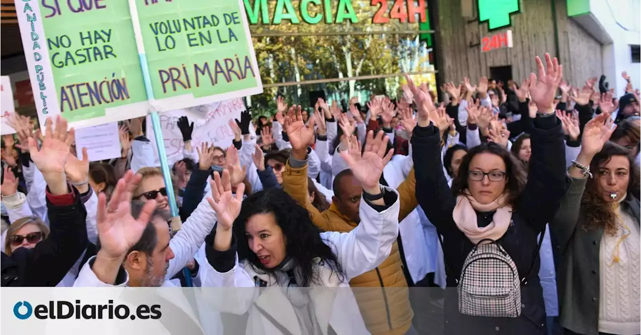 20 días sin médico en Madrid: el inmovilismo de Ayuso alarga la huelga de la Atención Primaria