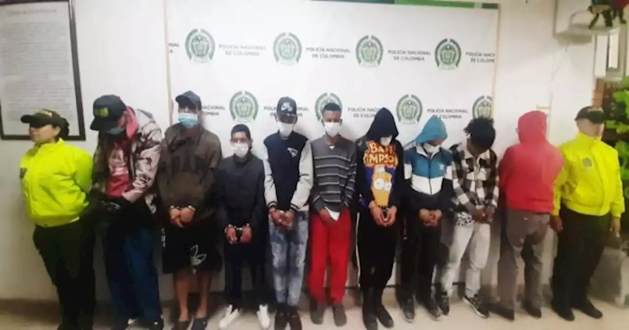 Capturan banda que usaba menores de edad para delinquir en Suba, Bogotá