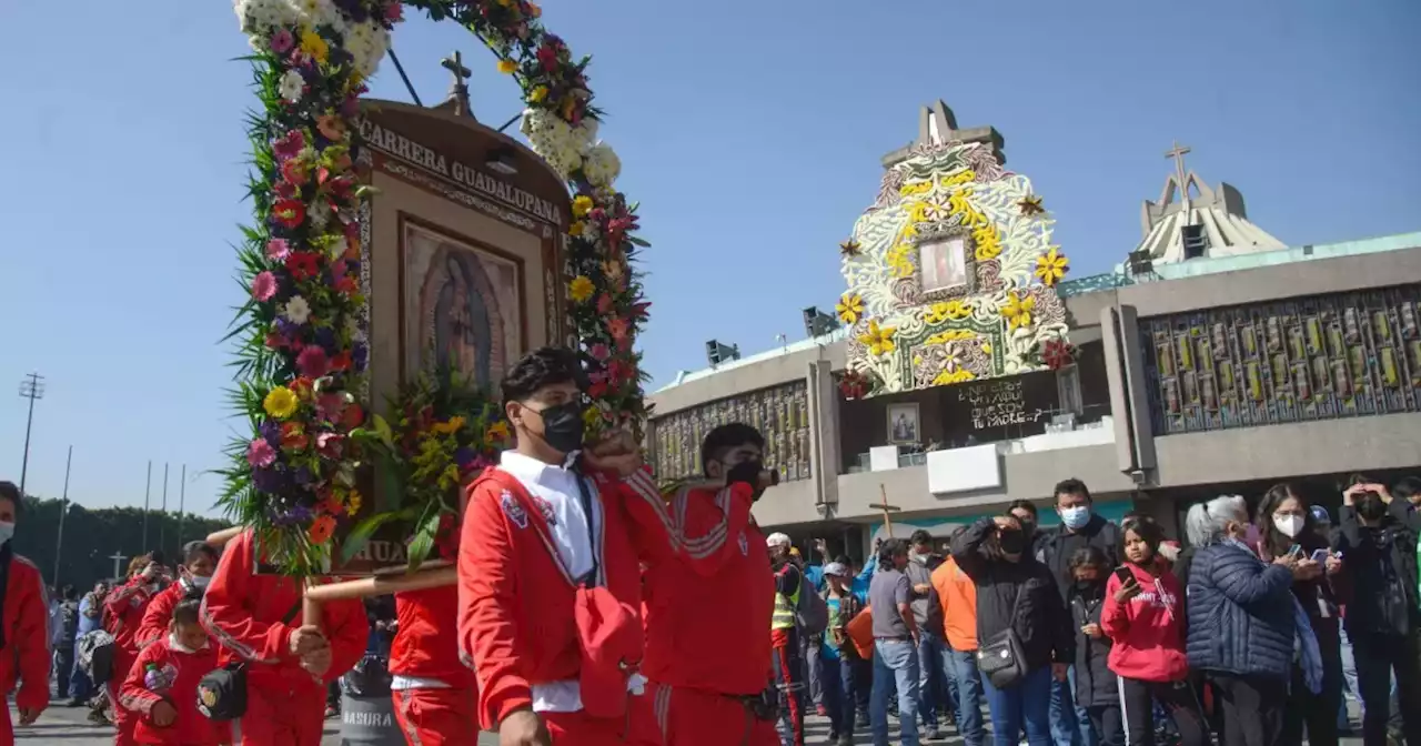 Miles de peregrinos llegan a la Basílica para celebrar a la Virgen de Guadalupe