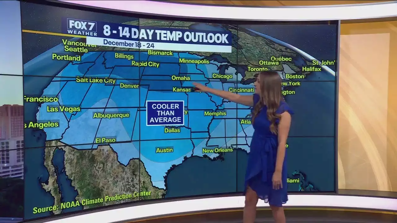 Multiple cold fronts on the way just in time for the holidays