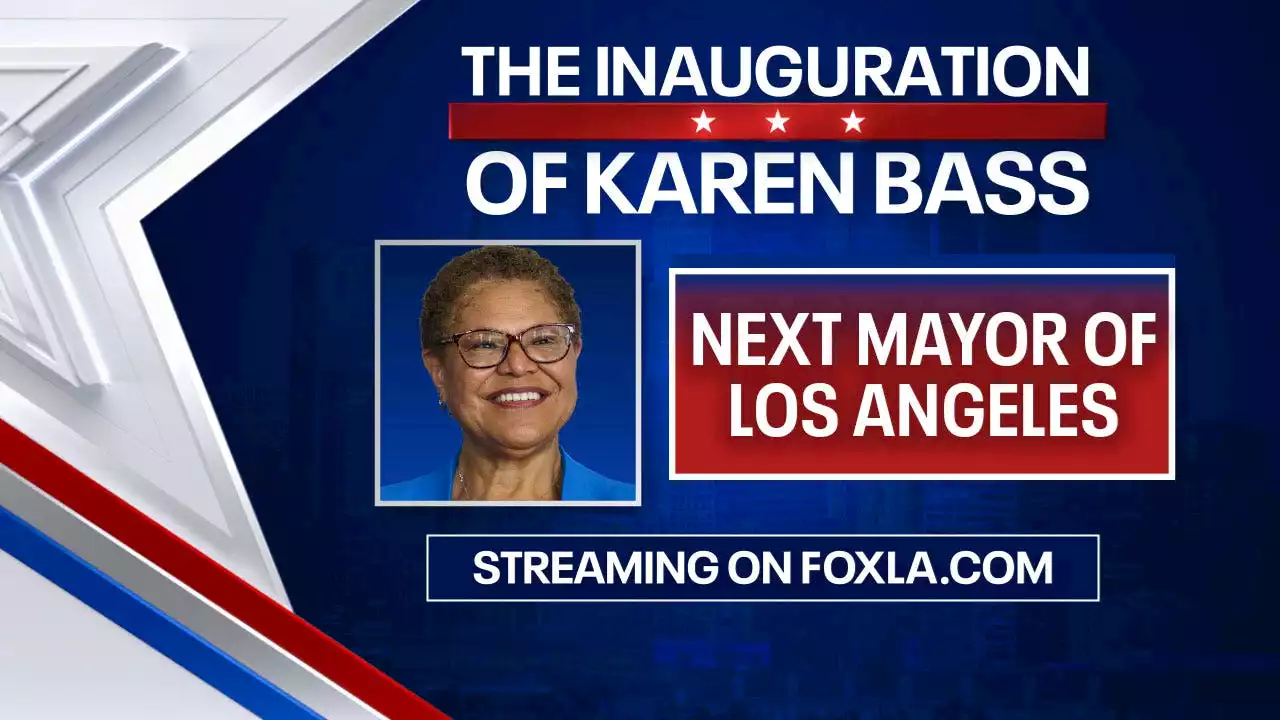 Karen Bass to take oath as LA's new mayor in historic inauguration