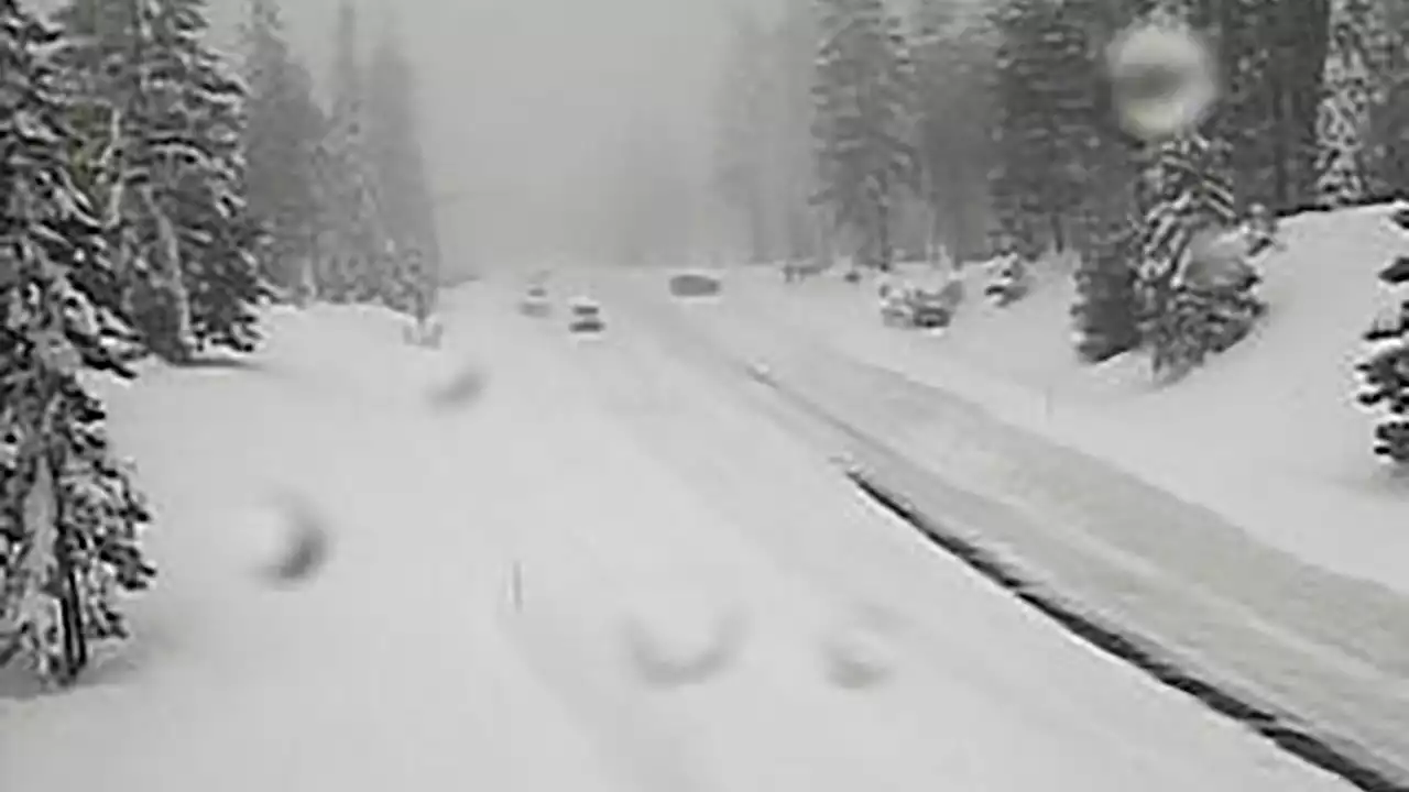 Winter weather pounds Sierra Nevada, dumps rain and snow across northern California