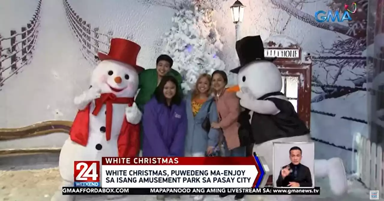 Want to experience a white Christmas? This snow village in Pasay City offers all the winter feels