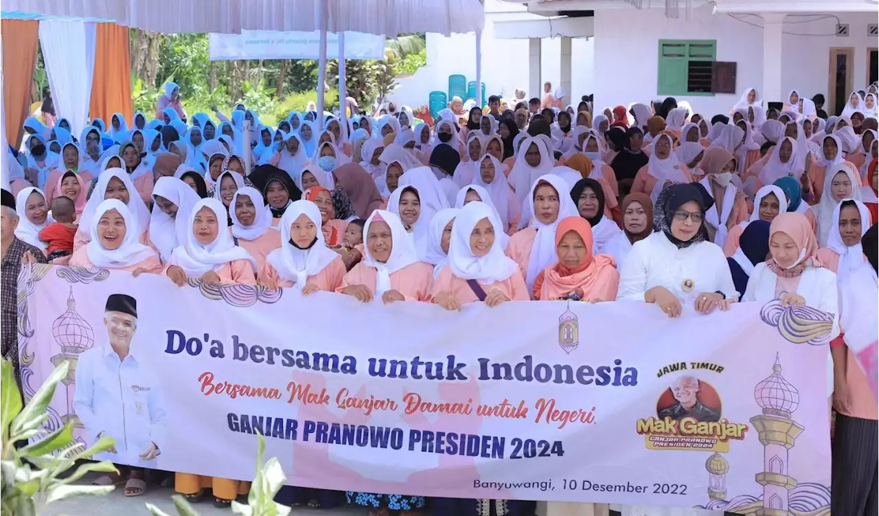 Mak Ganjar Banyuwangi Gelar Zikir dan Doa Bersama untuk Negeri