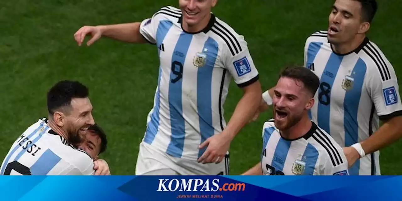 Argentina Vs Kroasia, Tim Tango Sempurna di Semifinal Piala Dunia