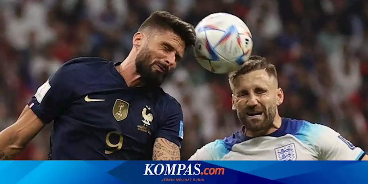 Inggris Vs Perancis 1-2: Giroud Cemerlang, Penalti Kane Melayang