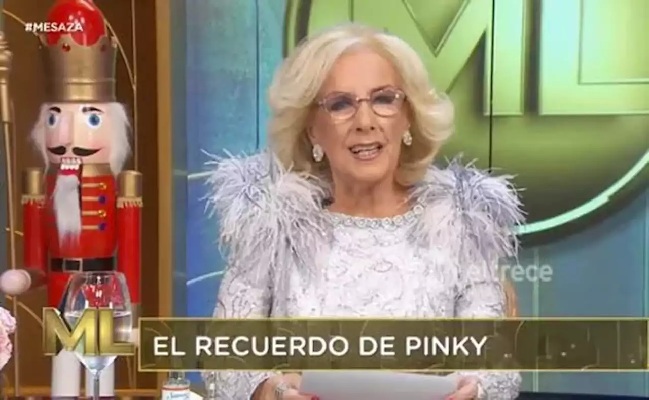 Las emotivas palabras de Mirtha Legrand a Pinky luego de su muerte: “Para ella todo mi amor, todo honor y toda gloria”