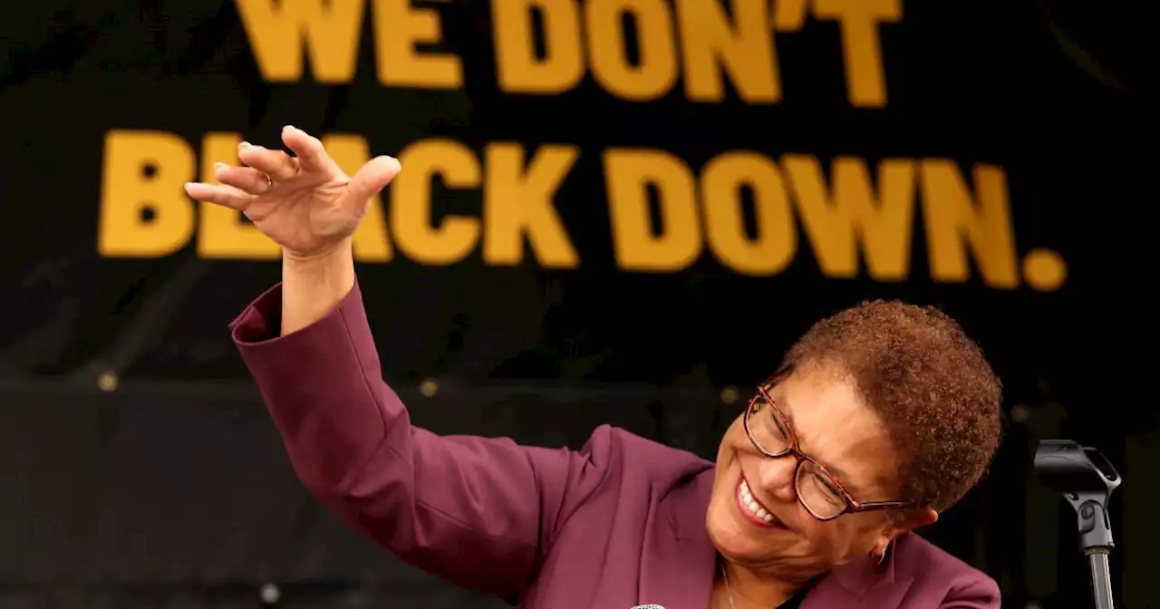 Photos: Leimert Park celebration for Karen Bass before swearing in by Vice President Kamala Harris