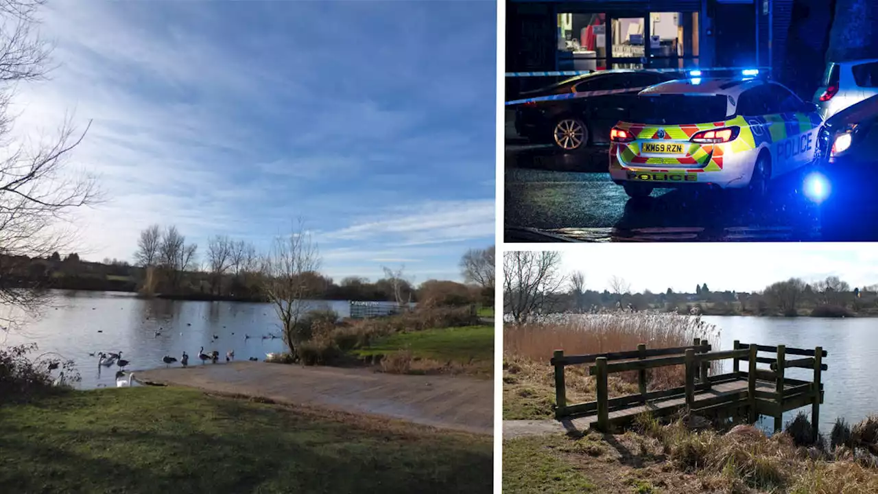 Several people fighting for their lives after falling through ice on lake in West Midlands