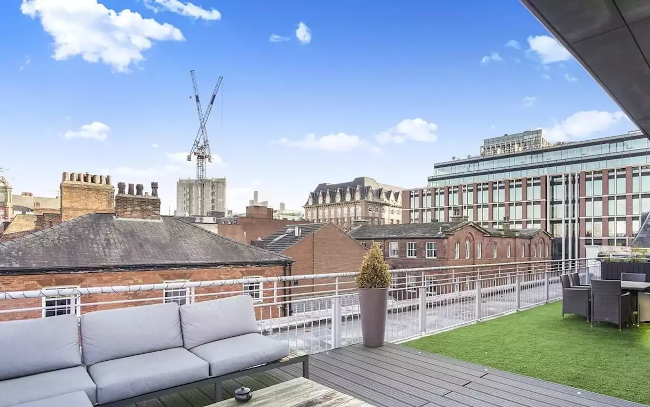 Look inside this two bedroom apartment with the largest terrace in the city centre