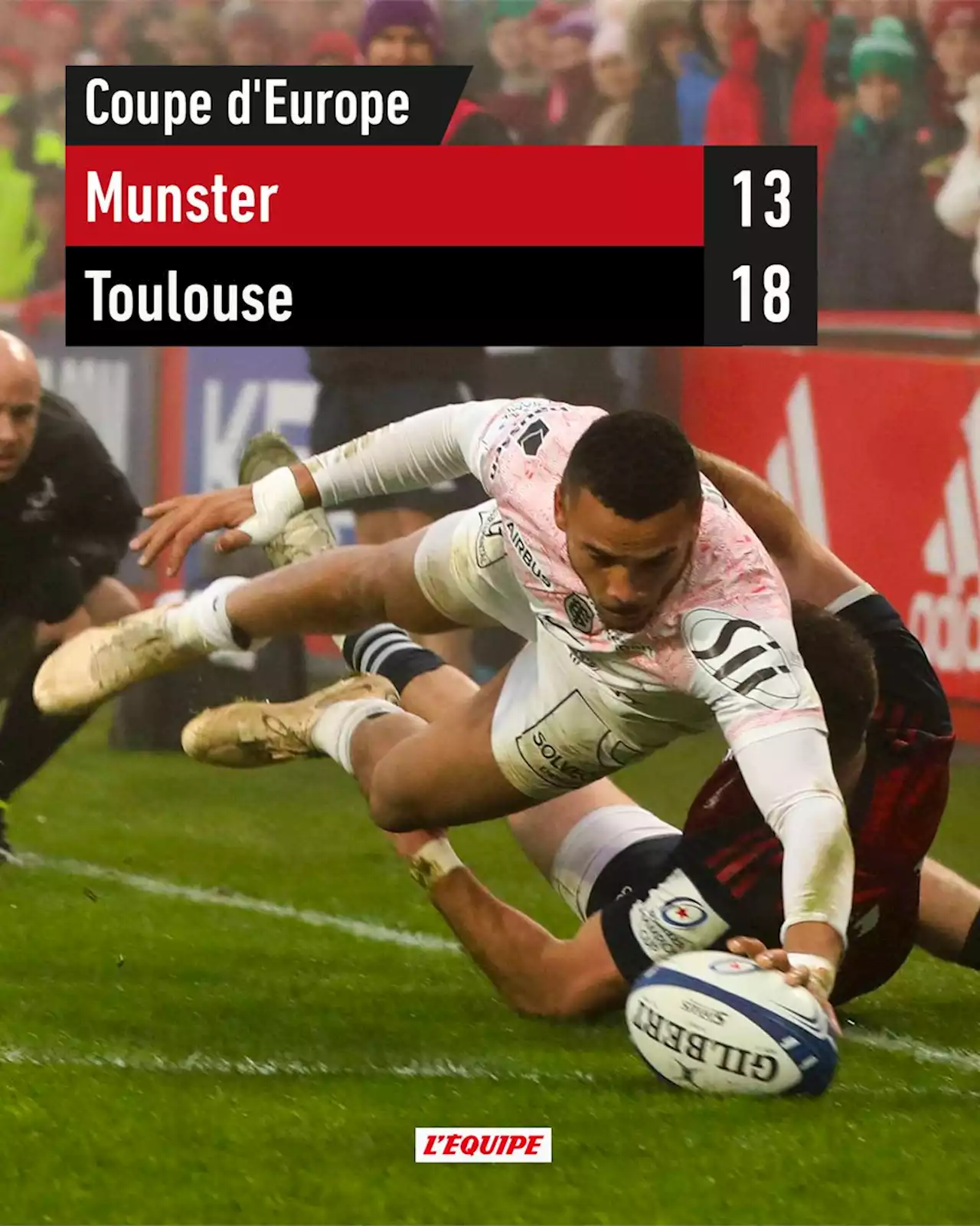 Toulouse musèle le Munster en Coupe des champions