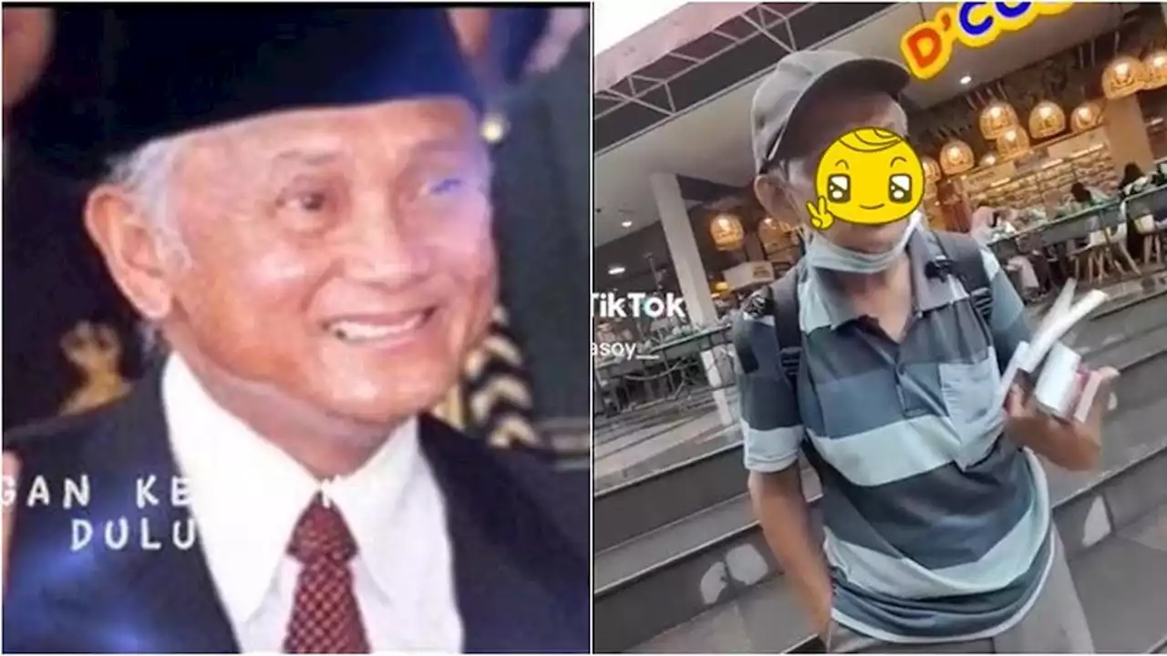 Viral Kakek Penjual Buku Mirip Presiden Ketiga BJ Habibie, Cakap Bahasa Inggris