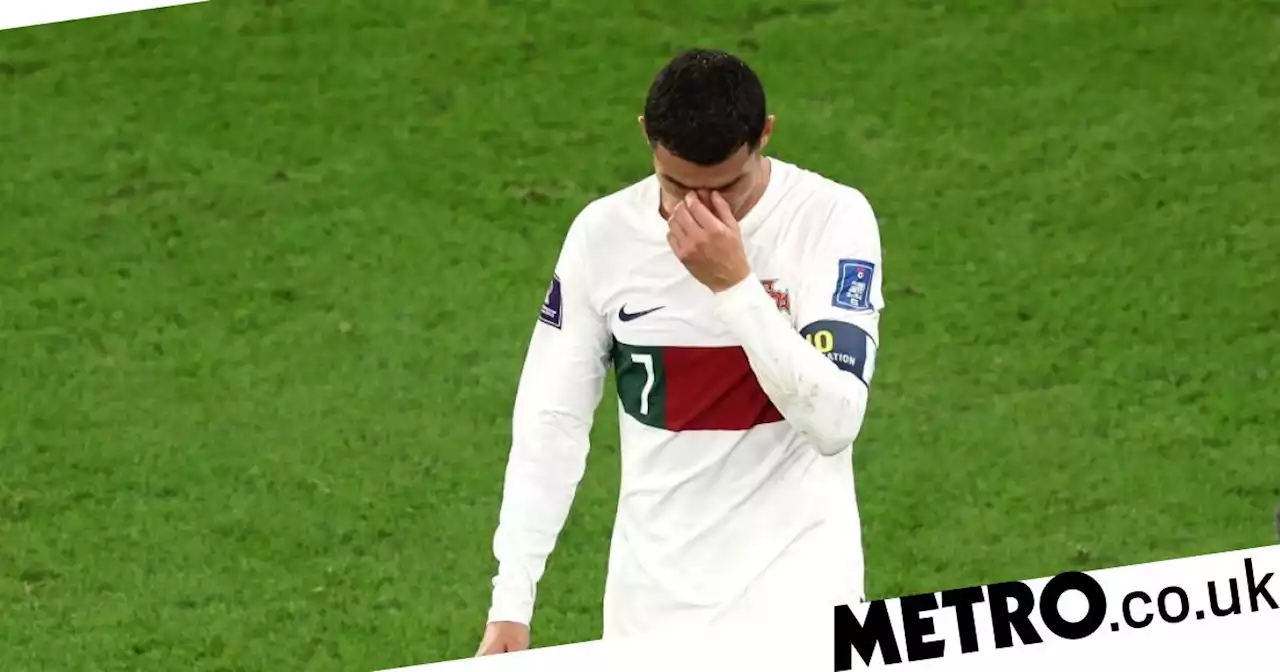 Cristiano Ronaldo speaks out after storming down the tunnel in tears