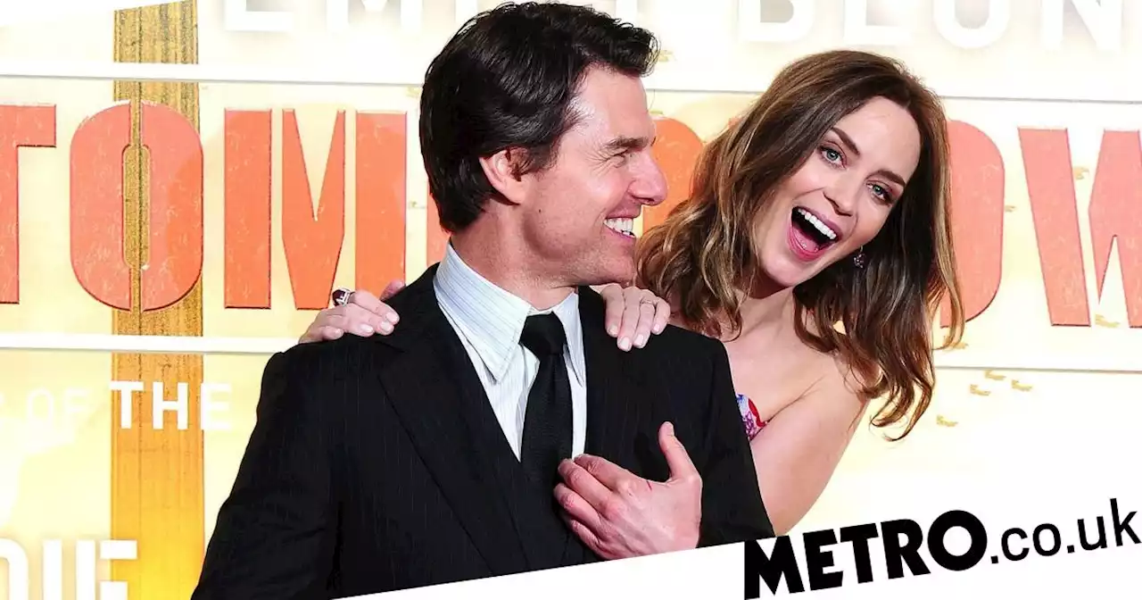 Tom Cruise had some very strong words of encouragement for Emily Blunt on set