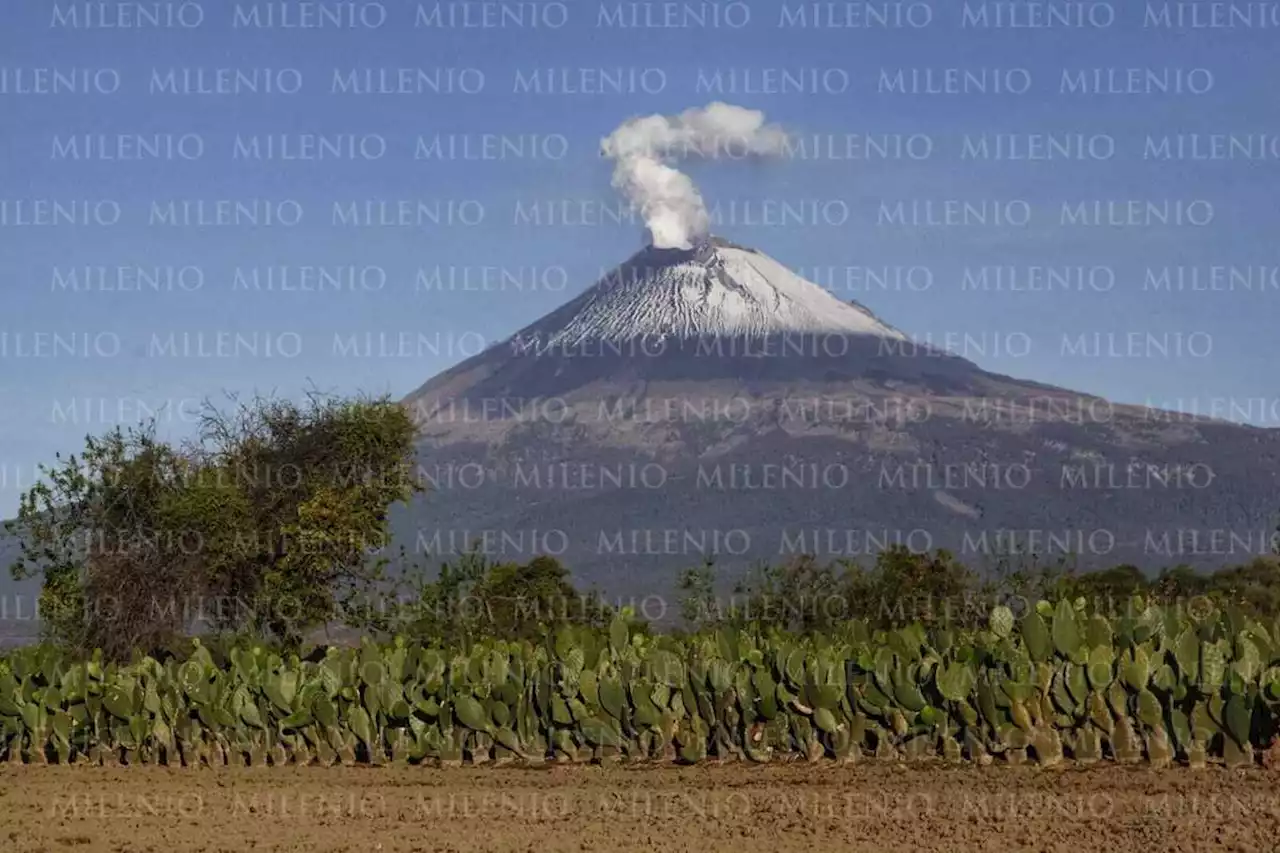 Actividad registrada del volcán Popocatépetl HOY-11 de diciembre 2022