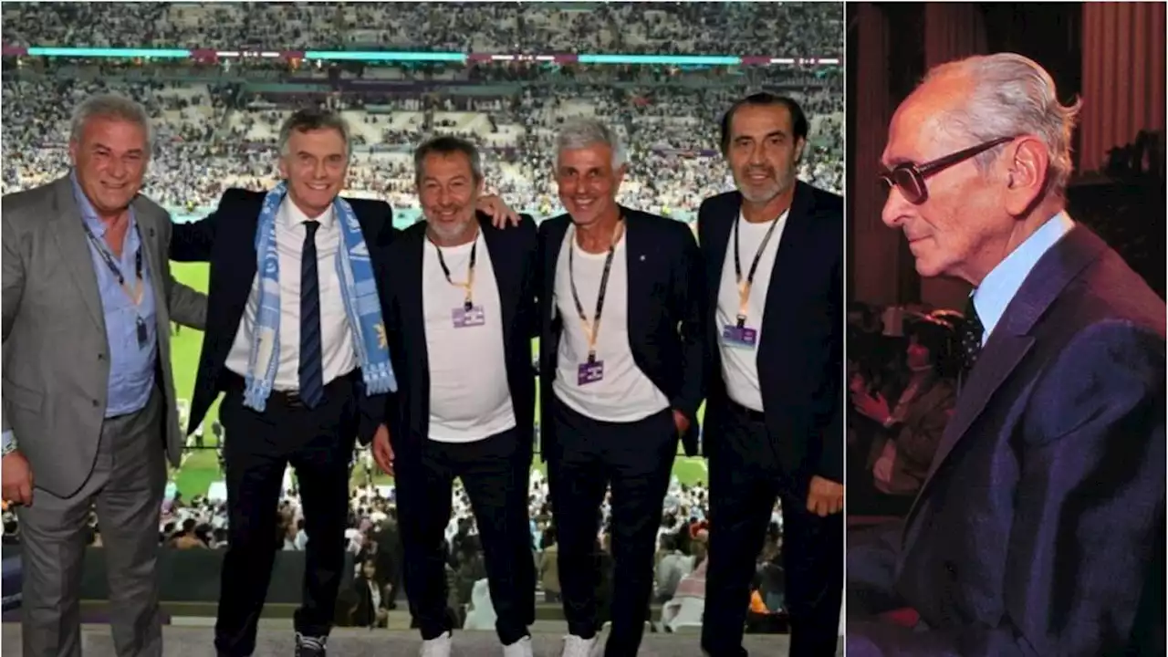 Atención: tras la foto con los campeones de Brasil, Macri se mostró con los del '86