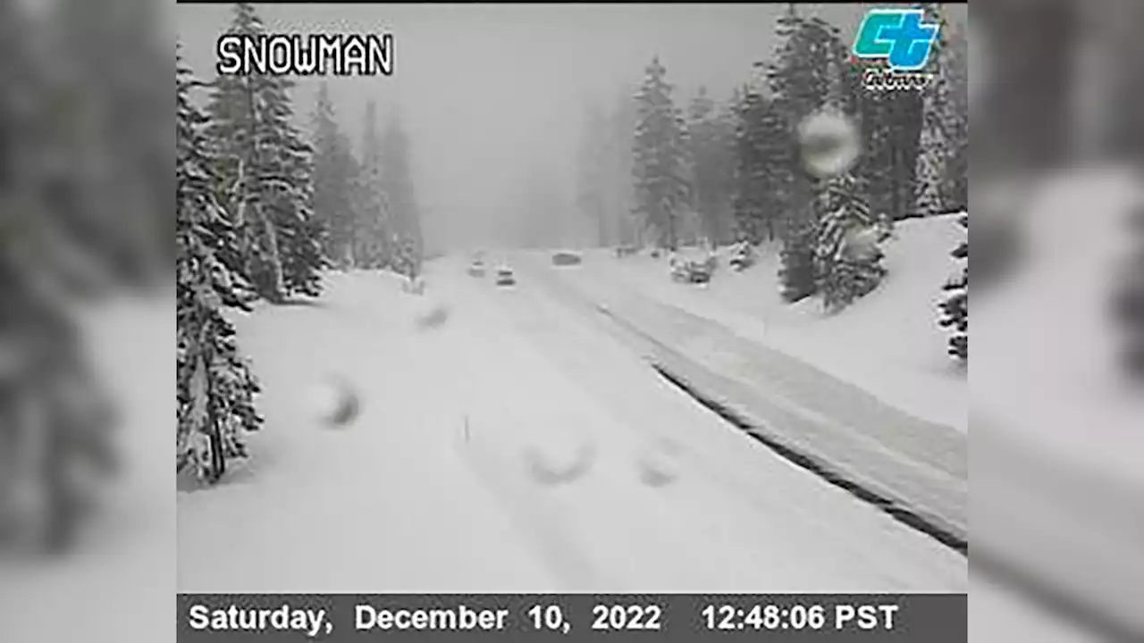 Heavy Rain, Wind, Snow Blows Through California Into Sierra