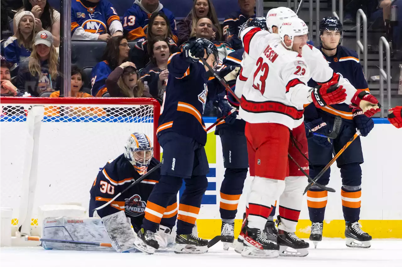 Islanders blanked by Hurricanes after big win over Devils