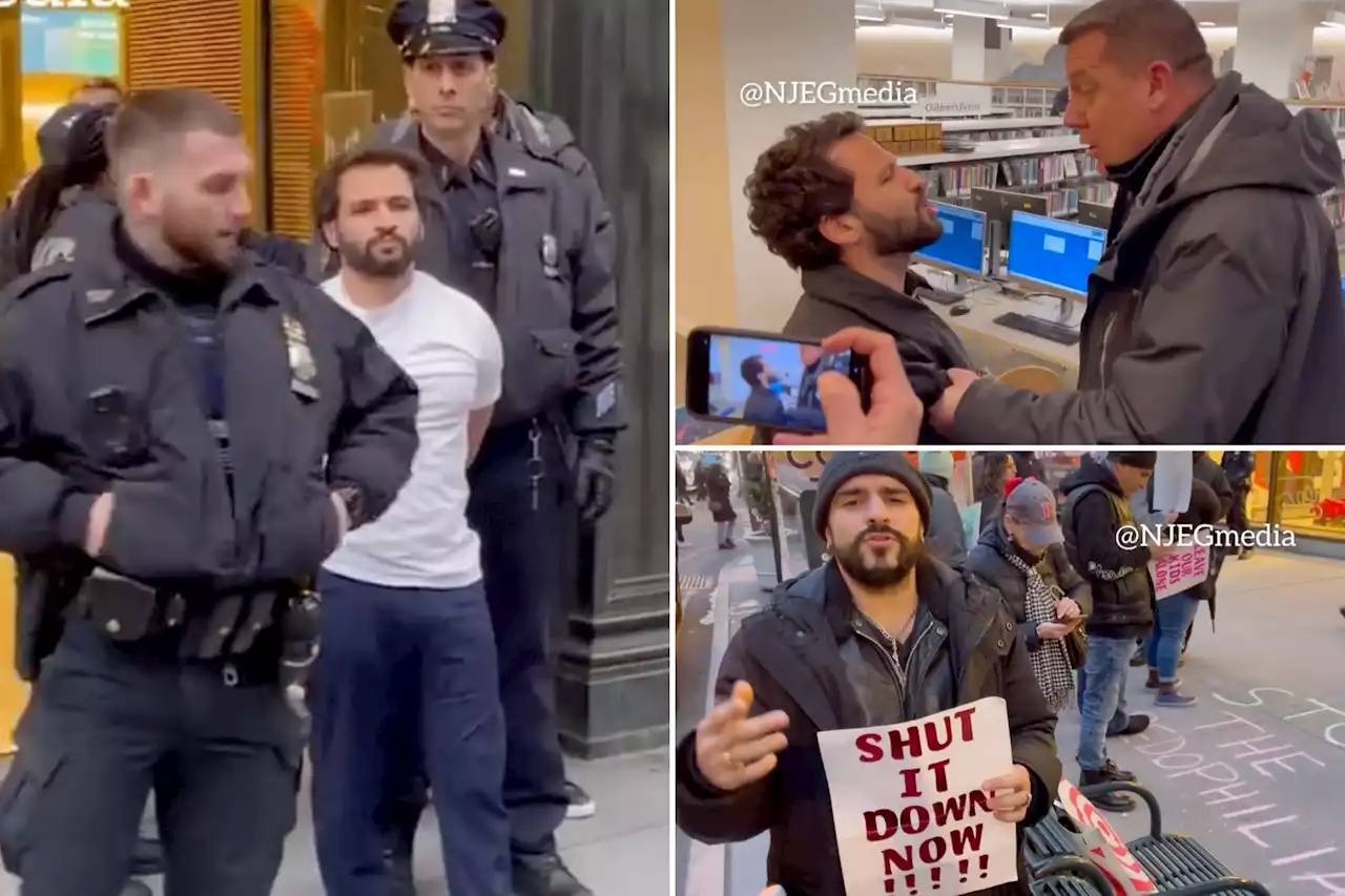 Man arrested at NYPL Drag Story Hour after confronting protesters