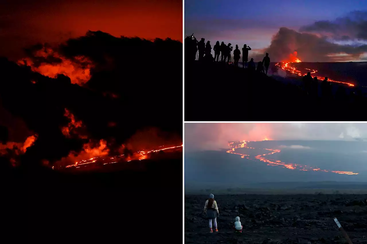 Scientists lower alert for Mauna Loa, say eruption could end